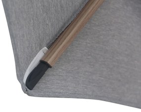 Zweefparasol  3.5m S2 Excellent (incl. voet + hoes) Grijs-antraciet Camello Luna