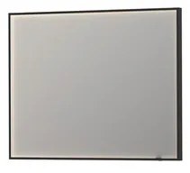 INK SP19 Spiegel - 120x4x80cm - LED onder en boven colour changing - dimbaar - in stalen kader - aluminium zwart mat 8409075