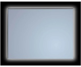Sanicare Spiegel Ambiance 80 cm. met "Warm White" leds (dimbaar met handsensor schakelaar) omlijsting chroom