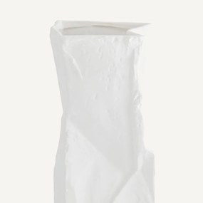 Geometrische vaas in mat keramiek, H51 cm, Risa