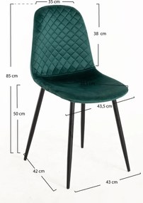 Set 4 Boide Stoelen