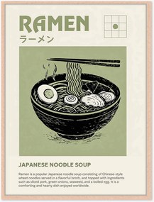 Ingelijste digitale print Ramen