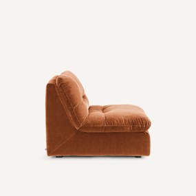 Modulaire fauteuil in fluweel, GIULIANO