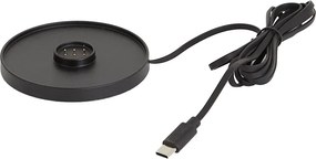 Buiten tafellamp zwart oplaadbaar incl. oplaadstation IP65 - Grill
