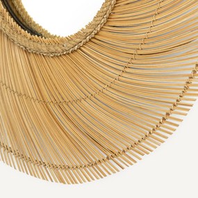 XXL spiegel in kokosnoot stengelsø 90cm Tiara