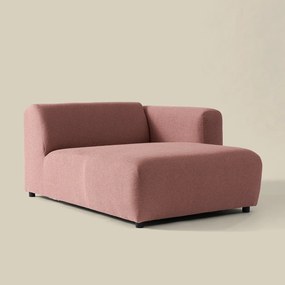 Divan 120 Arm Rechts - Terracotta Roze Pixie 55