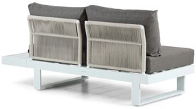 Hoek loungeset 6 personen Aluminium Wit  Lifestyle Garden Furniture Lorenzo