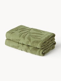 High-low handdoek Leaf, in verschillende formaten