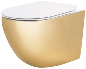 Hangtoilet Rea Carlo Mini Tornado NFQ GOLD WHITE