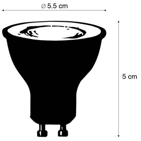 Set van 5 GU10 LED lamp 8,5W 950 lm 3000K