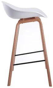 House of Rebels Barkruk - Romeo - 65 cm - Wit - Hout - House of Rebels