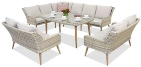 Tuinmeubelen Bilbao Comida 9 Tuinpunt zand