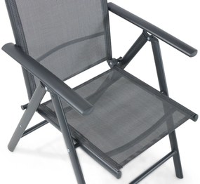 Domani Furniture Manu Standenstoel Aluminium/textileen Grijs