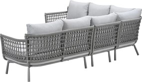 Garden Impressions Maud loungeset hoek 4-delig - taupe