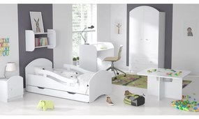 Peuter Wit  Eenpersoonsbed Oscar - Voor kinderen Kinderen Peuter Junior 5056231702409 Children's Beds Home, 140x70, Nee, Geen Children's Beds Home Meu