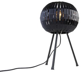 Moderne tafellamp tripod zwart - Zoë