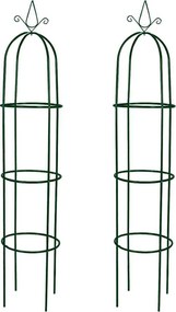 vidaXL Tuinboogtorens 2 st