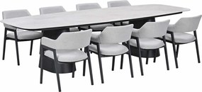 Garden Impressions Alexia tuinset 9-delig - Noah tuintafel 320x120 cm