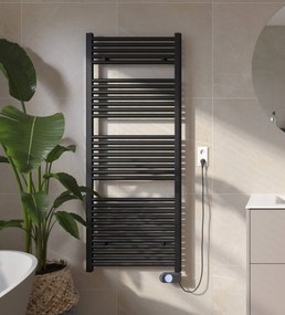 Saqu Fonti elektrische radiator 700W 60x150,6cm mat zwart