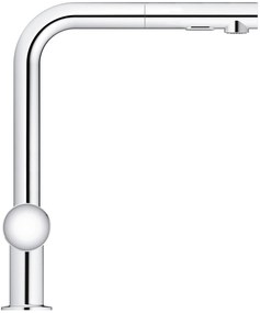 Grohe Minta keukenkraan met uittrekbare dualspray handdouche chroom