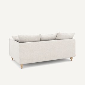 Compacte 3-zitsbank in gevlekt canvas, LAZARE