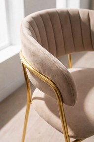 Moniel Foud Fluwelen Stoel