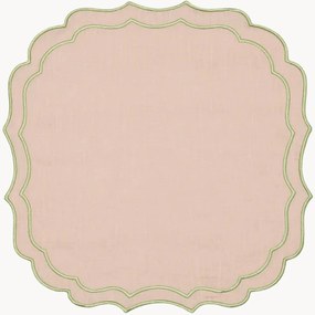 Placemat Greta met geborduurde rand