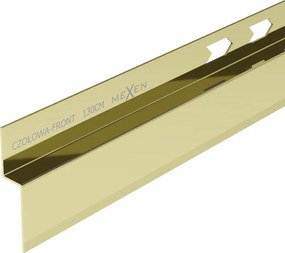 Mexen Line-B voorste douchestrip 130 cm, goudkleurig - 185003130U