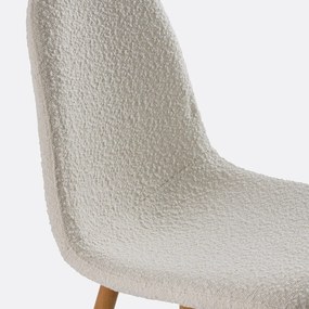 Set van 2 stoelen in bouclette, Polina