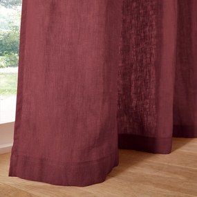 Gewassen linnen gordijn met verborgen lussen Onega