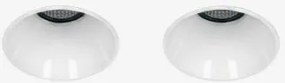 Pack Van 2 Inbouw Led Downlights Zonder Rand, Trimless, Rond Ø5,3 Cm In Aluminium Orelva Warm Wit 2700k & Wit & 6 W & 38º - Sklum