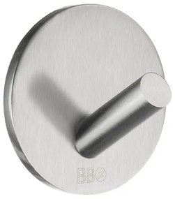 Smedbo Beslagsboden Handdoekhouder - 3x3x2.2cm - zelfklevend - RVS Geborsteld Edelstaal B1080/4