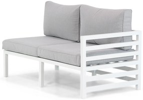 Hoek loungeset 5 personen Aluminium Wit  Domani Furniture Linde