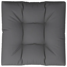 vidaXL Zitkussen gestoffeerd 80x80x10 cm grijs