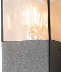 Moderne buiten wandlamp antraciet IP44 - Denmark Modern E27 IP44 Buitenverlichting