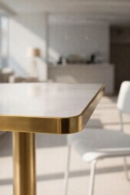 Tafel Firro Vierkant 70cm Goud