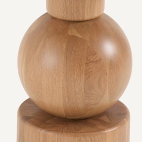 Bijzettafel in massief eik, Stigido