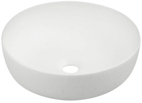Kerra KR98 waskom rond steen wit 41.5x41.5x13cm