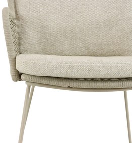 Tuinset 4 personen  Aluminium/rope Taupe 4 Seasons Outdoor Fabrice/Sand