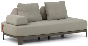 Hoek loungeset 5 personen Aluminium Taupe  4 Seasons Outdoor Santorini