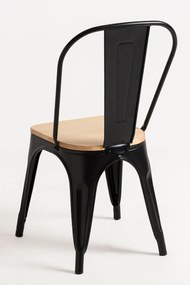 Pakket 4 Stoelen Torix Natuurlijk Hout