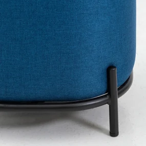 Tenzo Harry Ronde Poef Blauw