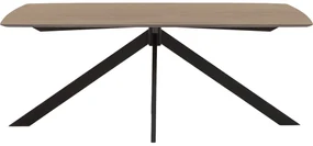 Goossens Excellent Eettafel Floyd, Semi rechthoekig 180 x 100 cm