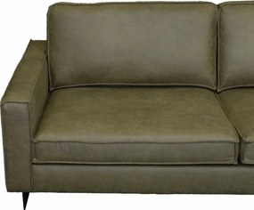 Hoekbank - Riverdance - rechts - leer Dalton groen 14