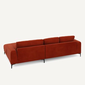 XL hoekbank rechts in fluweel, MARSILE