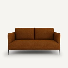 Compacte bank in gemêleerde gevlochten stof, Oscar