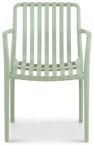Tuinset 6 personen 210 cm Kunststof Groen Domani Furniture Vento/Weston