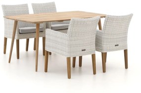 Intenso Lesa/ROUGH-K 160cm dining tuinset 5-delig