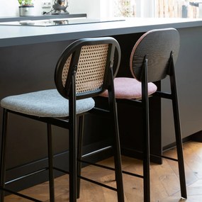 Zuiver Spike Counter Barkruk Retro Design Roze