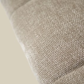 Beige Eetkamerstoel Met Stiksels